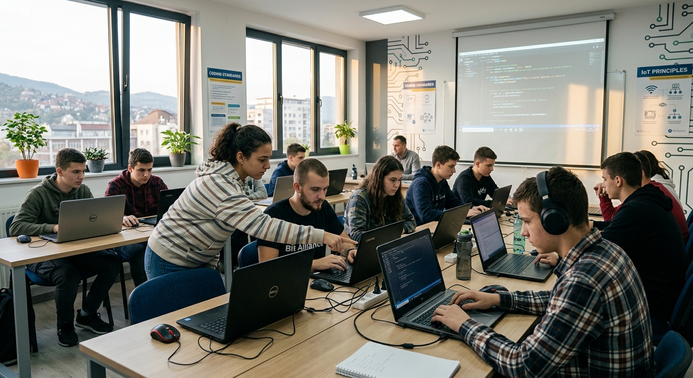 Tesla škola programiranja — mladi programeri